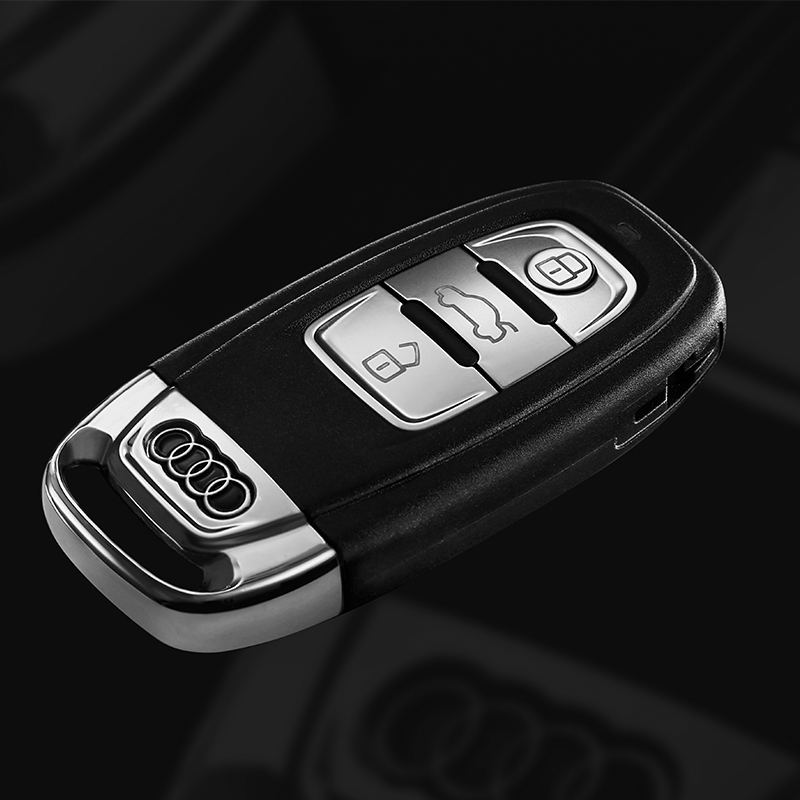 868Mhz electroplating car wireless remot key for Audi A4 A5 Q5